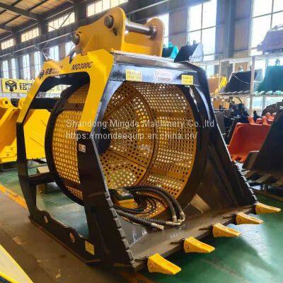 MONDE Excavator Attachments Rotating Sieve Bucket photo-4