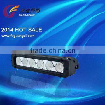 China wholesale energy saving High quality 11 Inch 60W Single Row LED Light Bar with gold supplier in alibaba