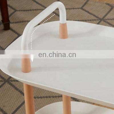 Популярный функциональный трехярусный стеллаж для хранения. Универсальный домашний кухонный стеллаж белого и черного цвета. Ручная тележка для хранения. Стеллаж для ванной комнаты photo-5