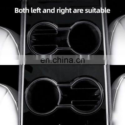 New Design Car Interior Decorative Abs Single Car Cup Holder For Tesla Model 3 2017-2019 photo-3