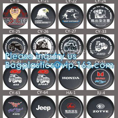 Custom Car Wheel Spare Wheel Cover Tyre, Spare Tire Cover, PVC, PU, Oxford, Nylon, Pajero Spare Tire Cover photo-5