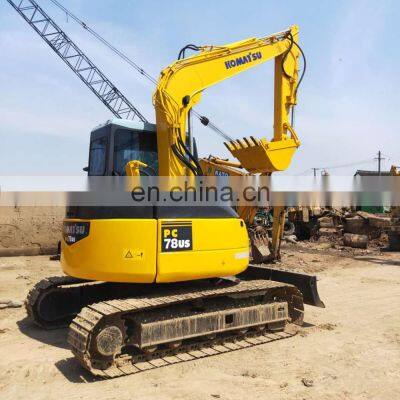 japan used mini excavator Komatsu PC55 Komatsu PC78 for sale in China cheap price