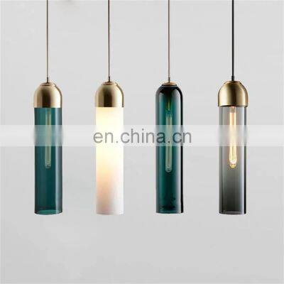 Modern Hanging Glass Pendant Lamp Designer Indoor Living Room Cafe Restaurant Pendant LED Lights