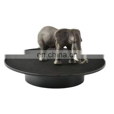 Electric Rotating Plastic Turntable Display Stand for Jewelry Watch Phone Decorations Store Desk Photography 25cm photo-5