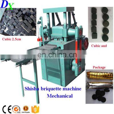 Mechanical Cubic Shisha Charcoal Briquette Extruder Press Machine photo-4