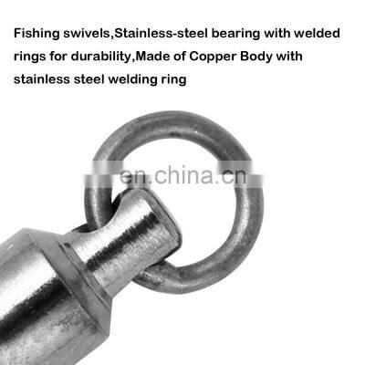 JOHNCOO In Stock Wholesale Chinese Fishing Tackle Stainless Steel Rolling Swivel Fishing Swivel photo-3