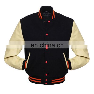 Wholesale Price Men Varsity Baseball Jacket Varsity Jacket plain baseball jacket