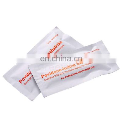 High Quality Medical Sterile Cotton Povidone Iodine Swab Sticks