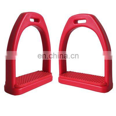 Reasonable Price Latest Equestrian Safety Racing Saddle Plastic Riding Horse Stirrups