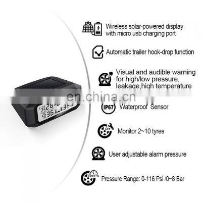Promata High Quality Car Tire Pressure Monitoring System Can be With 4 to 10 Tyres System