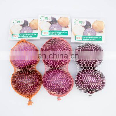 Biodegradable Sac Mesh Bag Avec Labelle Plastic Lemon Fruit Ham Net Mesh Bag Roll for Agriculture Fruit Vegetable photo-4