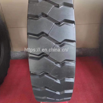 Various types of tires for construction machinery