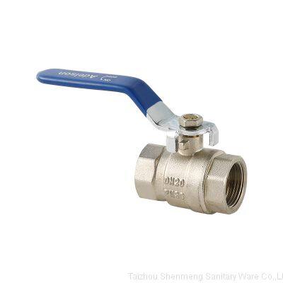 Full Bore Brass Body Lever handle 1/2 to 2 Inch Water Ball Valve