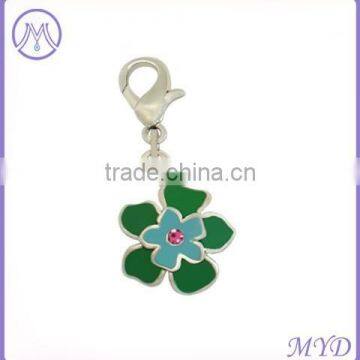 wholesale flower metal keychain