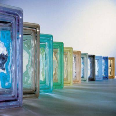 Factory 190*190*80 mm Solid Glass Blocks Bricks For Home House Decoration Partition Wall landscape