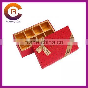 Good quality with ribbon and inserts paper chocolate box