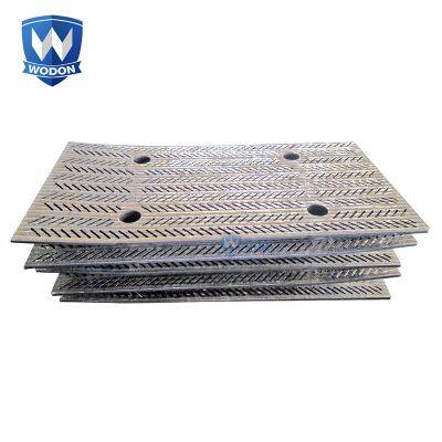 high chromium carbide bimetal overlay wear plate/wear resistant lining plate