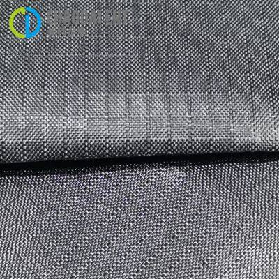 Eco-friendly 210D 100%RPET Recycled Polyester PU Coated Five-pointed Grid Oxford Fabric for Bag Luggage Tent photo-3