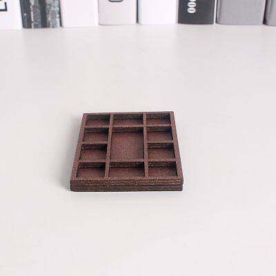 Wooden Miniature Jewelry Holder Mini Jewelry Rack Storage Tray