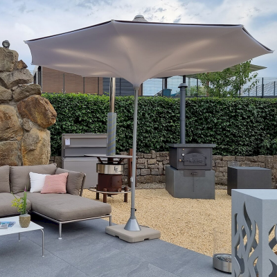 2025 New Style Sunshade Umbrella With LED Lighting, Arched Canopy, Suitable for Restaurants, Swimming Pools, and Courtyards photo-5