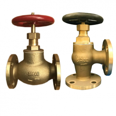 JIS High Quality Bronze Globe Valve Angel Globe Valve Flanged End Marine Bronze Globe photo-2
