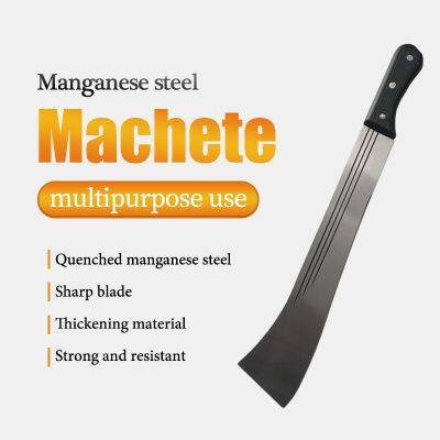 Machete Agriculture Knife 45cm, Strong Steel Blade for Bush Cutting and Field Work