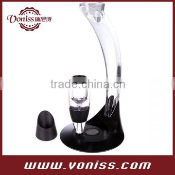 Deluxe Magic Decanter Aerator Gift Set Essential Aerator Sediment Filter with LED Induction for Red Wine Aerator