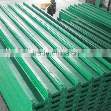 Green color UHMW-PE guide chain plate