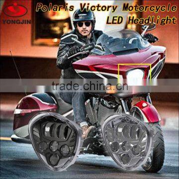 New products 2016 led motorcycle headlight motorbike headlamp for polaris victory