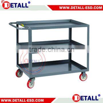 anti static 3-shelf ESD hand trolley with permanent ESD coating