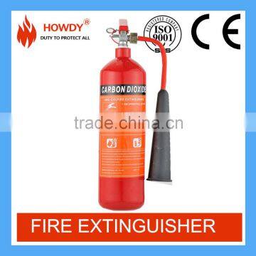 Portable 2kg CO2 fire fighting equipment fire extinguisher with EN3 approval