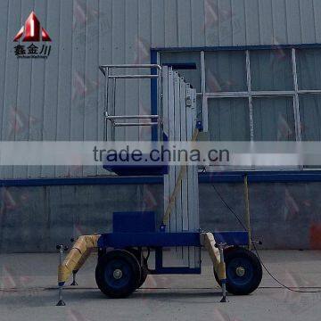 Hydraulic Electric One Man Mobile Alimunum Alloy Telescopic Lift Platform