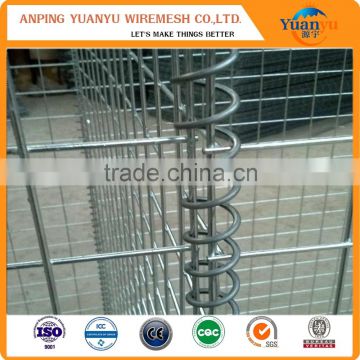 Welded galvanized gabion basket / gabion box for sale