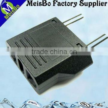 Eu ac adapter multi plug with 4.8mm round pin