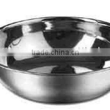 Stainless steel woks / Balti Dish