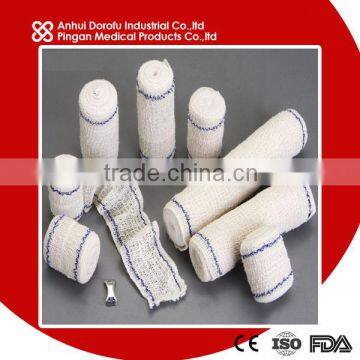 Whilte cotton Elastic Crepe Bandage with CE ISO FDA