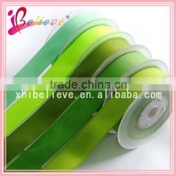 Wholesale DIY accessories 2'' wide boutique grosgrain green ribbon