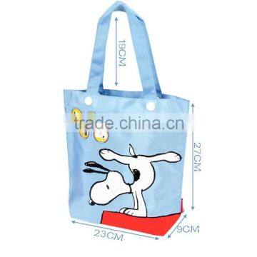 2016 Polyester Foldable Snoopy Shopping Bag