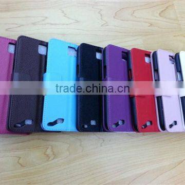 2016 High Quality pu Leather Case for Galaxy Note2 7100 Can be Inserted Cards