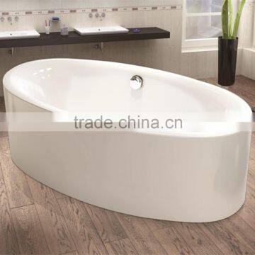 Oval Shaped Acrylic Comfortable Style Bathtub MBA222 photo-2
