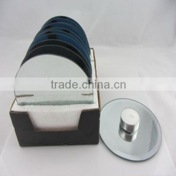 cheapest round mirror candle plate