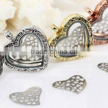 vintage style jewelry China Supplier most cheap alloy heart locket for locket jewel