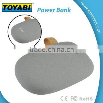 Portable Power Cobblestone Design With Dual USB Port Power Bank to Easy Carrying photo-4