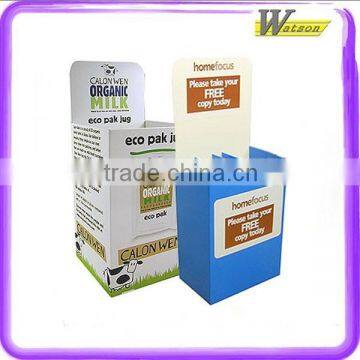 hot sale advertising floor cardboard retail dump bins for pu lady woman hand bag