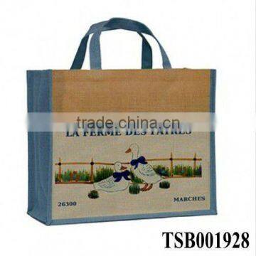 hot sale fashion promotional jute package bag