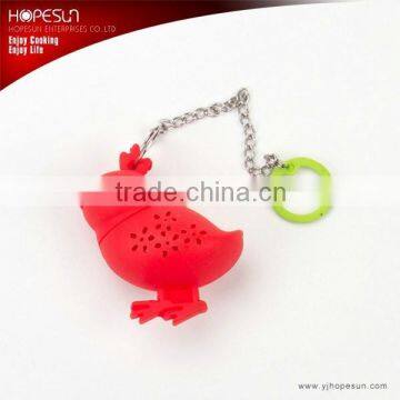 Chook shape silicone tea infuser