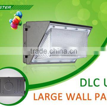 250W MH equivalent DLC LED WALL PACK 90W 8500lm