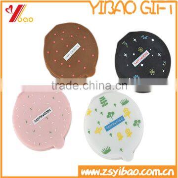 Fashionable & Portable Lovely Silicone Pocket Mirror For Girls