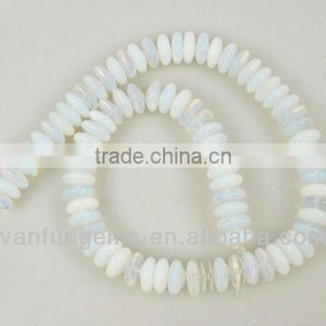 Wholesale 4-5*11-12mm Synthetic Opal rondelles gemstone beads