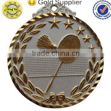 custom cheap Wholesale souvenir sports award badminton medal